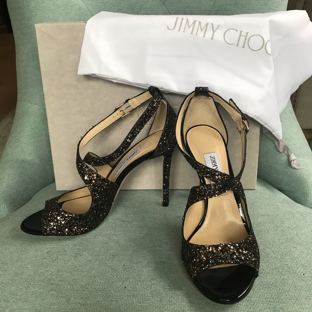 NWB Jimmy Choo Glitter Heels